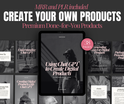 Use ChatGPT To Help You Create Digital Products
